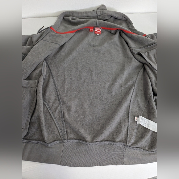 PUMA Ducati Colab Gray Jacket Hoodie Sweatshirt Men's Size XL (fitted Large too) - Picture 9 of 10